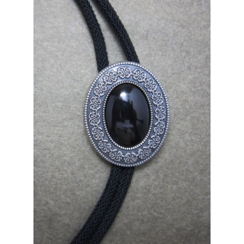 Bolo celt krawat western country AGAT czarny na plecionce syntetycznej (id: 125)